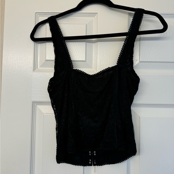 Princess Polly black lace tank - Picture 4 of 4